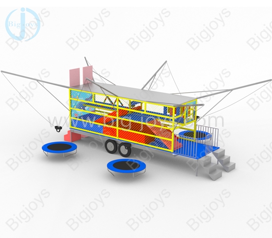Multi games playground with trailer